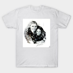 BARACK & MICHELLE OBAMA PORTRAIT T-Shirt